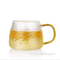 Tazas de vidrio de vaso de bebidas calientes